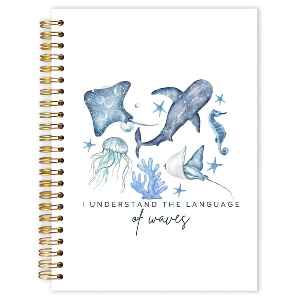 Cuaderno Qabliqo Ocean Spiral 14x21 cm Tapa dura