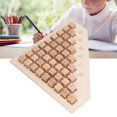 thumbnail image 4 of Matemáticas De Jardín De Infantes, Tabla De Suma De Multiplicación Segura E Inofensiva, Larga Vida útil Con Placa Inferior Para Regalo Para Aprendizaje Temprano Para Juguetes ANGGREK EB2013, 4 of 8