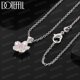 thumbnail image 2 of chenglong flor AAA púrpura/rosa circón colgante collar dijes boda 925 joyería de plata esterlina moda mujer bonita fiesta, 2 of 2
