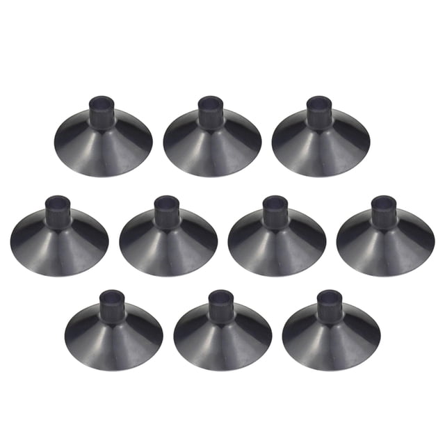 Juguete de práctica de tiro con con ventosa para de 10 piezas - Negro, 4.3x4.3x2cm Sunnimix Suckers de goma para flecha
