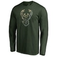 thumbnail image 2 of Men's Green Milwaukee Bucks X-Ray Long Sleeve T-Shirt, 2 of 3
