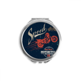 thumbnail image 1 of Miroir Compact Rond de Poche en Verre Motif Moto Mécanique, 1 of 3
