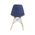 thumbnail image 5 of GIA Design Group Modern 5-Piece Dining Table and Chairs Set Including Concrete Grey Table with 4 Blue Chairs, Durable Dining Furniture for Kitchen, Dining Room, or Small Spaces, 5 of 6