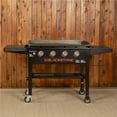 thumbnail image 3 of Blackstone Original 4-Burner 36" Propane Omnivore Griddle with Dual Side Shelves, 3 of 11