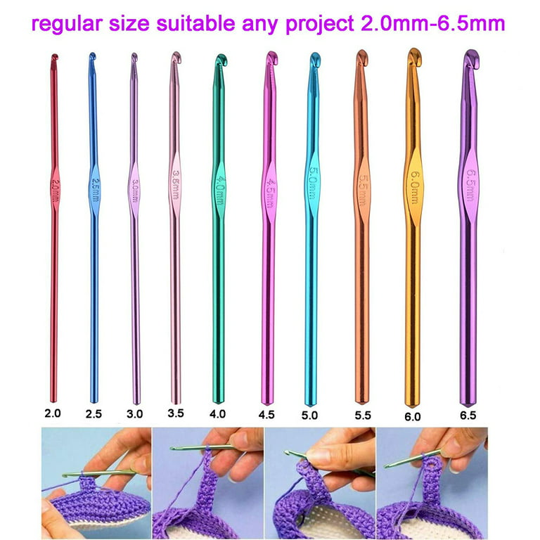 The Complete Guide to Crochet Hook Sizes - Crafts on Air