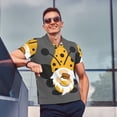 thumbnail image 4 of Fotbe Bee Gnome With Sunflower Camiseta Polo de Golf para Hombre con Estampado – Camisa Deportiva Transpirable con Cuello Abotonado-4X-Large, 4 of 6