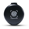 thumbnail image 6 of Sioweci Thumbprint Fingerprint Ink Pad Stamp Pad Waterproof Compact Size Portable Identification Security Fingerprint Black Stamp Ink Pad Black, 6 of 13