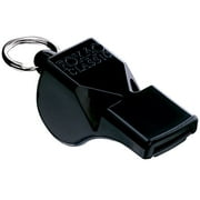 Fox 40 Classic Official 3-Chamber Pealess Whistle, Black