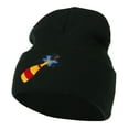 thumbnail image 2 of New Year Champagne Bottle Embroidered Beanie - Black OSFM, 2 of 5