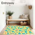 thumbnail image 3 of ODIKA 8'x10' Machine Washable Non-Slip Area Rug, Ocean Creatures ABC Discovery Interactive Teaching High Traffic Rug, Yellow, 679119, 3 of 7