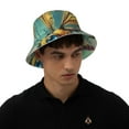 thumbnail image 4 of Bingfone Cartoon Dragonfly Art Bucket Hat for Men Women,Packable Reversible Printed Sun Hats,Fisherman Outdoor Travel Hiking Beach Caps, 4 of 7