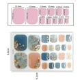 thumbnail image 5 of Soumake 1 Set Toe Nail Stickers Waterproof Self-Adhersive Nail Art Women Manicure Toenail Wraps Stickers For Girl Practical, 5 of 8
