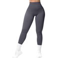 thumbnail image 4 of 4 Piece Workout Sets For Women Ribbed Leggings Clothes Yoga Sets Active Wear Matching Work Out Sets Gym Pilates Outfits, 4 of 10
