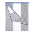 thumbnail image 1 of Towel HENBAY Toalla de playa extragrande 90 x 180 cm con rayas grises, 1 of 6