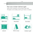 thumbnail image 3 of Under Cabinet Led Lighting, 12 Inch Light Strip Bar, Daylight White 5000K Dimmable Plug in USB Light, Small Thin Led Under Counter Lighting for Kitchen/Room/Shelf/Desk/Display Case, 3 of 12