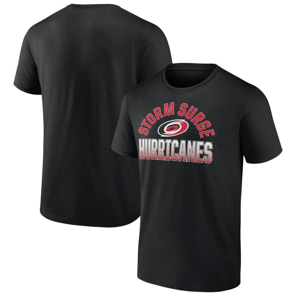 Men's Black Carolina Hurricanes Open Net T-Shirt