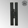thumbnail image 2 of Renovators Supply H Black Cabinet Hinges 7 in. Wrought Iron Kitchen Cabinet Hinge with Hardware, 2 of 8