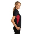 thumbnail image 3 of Sport-Tek ® Ladies Side Blocked Micropique Sport-Wick ® Polo. LST655, 3 of 6