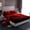 Red, variant on Castle Fairy Teens Red Rose Full Size Sheets,Romantic Flower Bed Sheets
