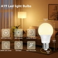 thumbnail image 4 of DAYBETTER A19 LED Light Bulbs, 60W Equivalent,3000K Soft White, 9W 800 Lumens,12 Pack, 4 of 5