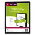 thumbnail image 5 of Smead Frame View Poly Two-pocket Folder 87705 - Letter - 8.50" X 11" - 50 Sheet Capacity - 2 Pockets - Polypropylene - Black, 5 of 5
