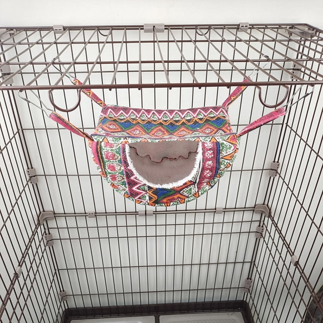 Hamaca cálida para mascotas pequeñas, saco de dormir colgante para ardillas, suministros para mascotas, cama profunda para hámster