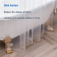 Dream Bath PVC Anti-Bacterial Mildew Resistant Shower Liner, 72x72 inch, Clear - Walmart.com