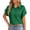 Green, variant on Dagugfen Button down Shirts for Women Short Sleeve Collared Neck Work Tops Lightweight Loose Fitted Business Casual Shirts