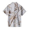 thumbnail image 4 of Yiaimeir Men Short Sleeve Tops Summer Casual Hawaiian Beach Shirt,Size M-4XL, 4 of 4
