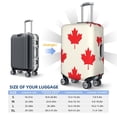 thumbnail image 5 of Goofa Happy Canada Day Pattern Luggage Covers For Suitcase,Suitcase Cover Protector Fit 18-32 Inch Luggage-Small, 5 of 9