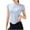 Blue, variant on Women's Tops Casual Loose Fit Tops Trendy Casual Short Sleeve Western Tshirts Shirts Cactus Plus Size Blouses Casual