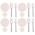 thumbnail image 1 of Tool for Polishing Polishing Wheel for Artisans and Hobbyists Metal Surface Beige Wool Felt for Engraving 129Set, 1 of 4