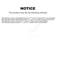 thumbnail image 2 of Transit Auto Front Disc Rotors Brake Pads Hub Bearings Control Arms Tie Rod Shock Assembly Suspension Link Kit (15Pc) for Car Buick Century Regal Excludes 17" 18" Wheels Police Taxi Models KM-100235, 2 of 11