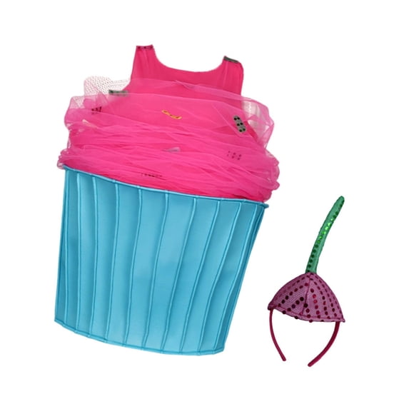Disfraz de cupcake para mujer, vestido y para adulto, para fiesta de cumpleaños, espectáculo en .