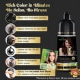 thumbnail image 3 of Herbishh Dark Coffee Hair Dye Shampoo, Grey Coverage, Demi-Permanent, 200 mL, 3 of 9