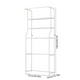 thumbnail image 3 of Estante organizador de baño de acero inoxidable de dos niveles para colocar sobre el inodoro, 62,2 x 28,3 x 13,8 pulgadas, blanco o negro Yulucky, 3 of 9
