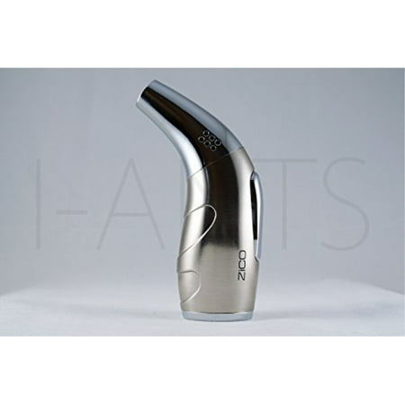 - Zico T-38 (ORIGINAL) Ergo Refillile Butane Adjustile Torch Flame Lighter Goldish Silver