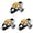 Silver 3PCS, variant on 360 Degree Metal Spot Sprinkler, Metal Spot Sprinkler for Lawn/Garden Watering Small Areas Lawn Sprinklers with Gentle Water Flow, Coverage Up