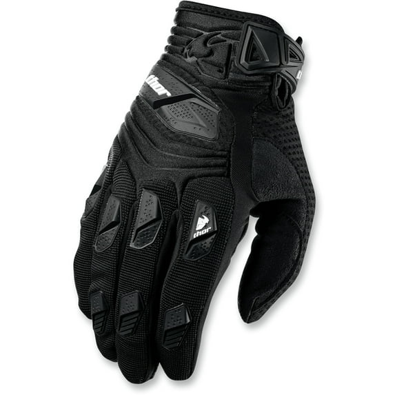 Thor Deflector 2014 MX/Offroad Gloves Black SM