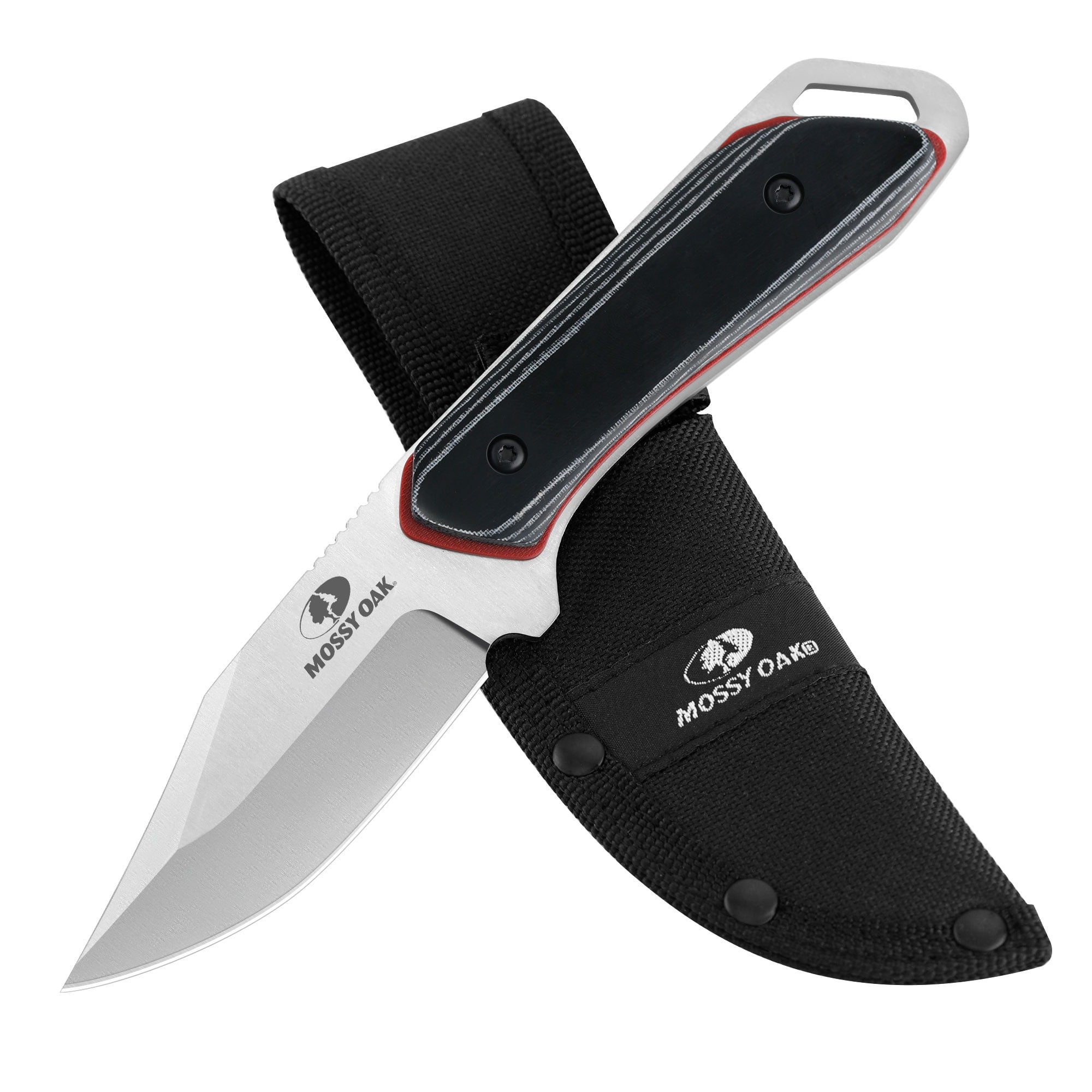 Mossy Oak 8-Piece Hunting Set with 4 Fixed Knives (7-8.25 Inch