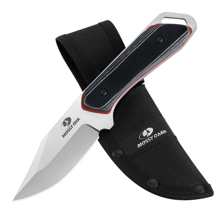 Mossy Oak 8-Piece Hunting Set with 4 Fixed Knives (7-8.25 Inch