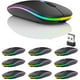 thumbnail image 1 of Ratón inalámbrico Bluetooth Guiheng recargable, paquete de 10, negro, 1 of 8