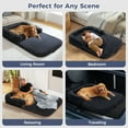 thumbnail image 6 of PAWZ Road Foldable Dog Bed for Child, Human Sized Plush Dog Bed Waterproof for Large Dogs, Dark Gray, 6 of 11