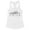 White, variant on Skyline Chile Tank Top Fitted Racerback Women's Large White