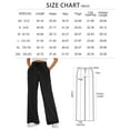 thumbnail image 2 of SUNBS Womens Sweatpants Wide Leg Cargo Sweatpants Work Baggy Sweat Pants Elevated Seams Cotton Casual Pants with Pockets, 2 of 7