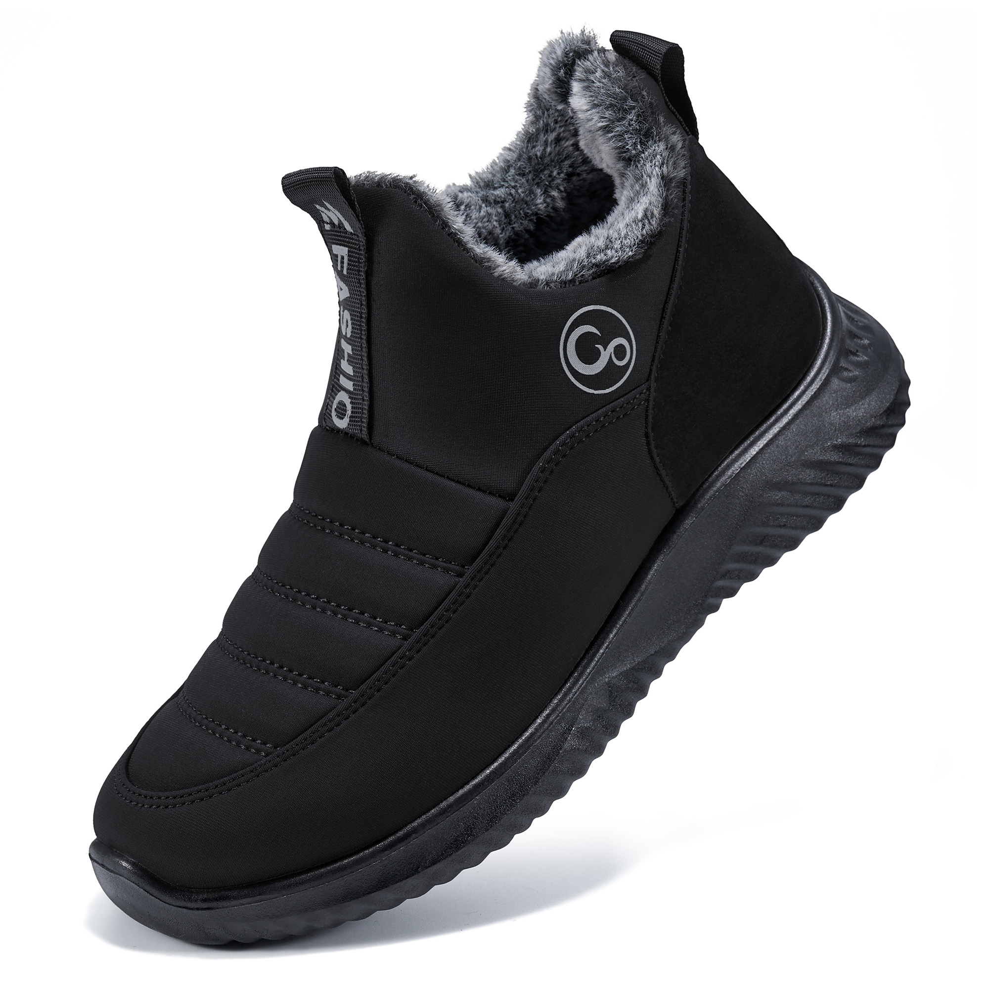 Ablanczoom Snow Boots Women Winter Warm Faux Fur Comfortable Woman Ankle Booties