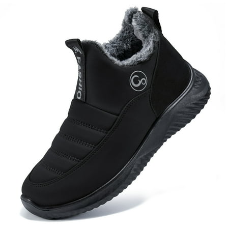 

Ablanczoom Snow Boots Women Winter Warm Faux Fur Waterproof Slip On Comfort Woman Ankle Booties
