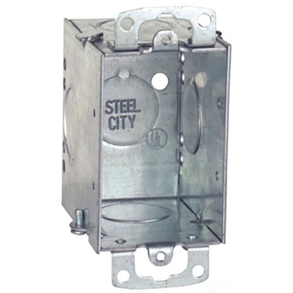 Steel City 1-Gang Steel Welded Conduit Wall Box CW3/425