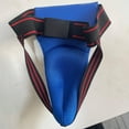 thumbnail image 6 of lacooooppia Groin Protector Breathable Gear Jockstrap Crotch Protector for Kung Fu Kickboxing Karate Mma Grappling Blue 72 to 104 cm, 6 of 8