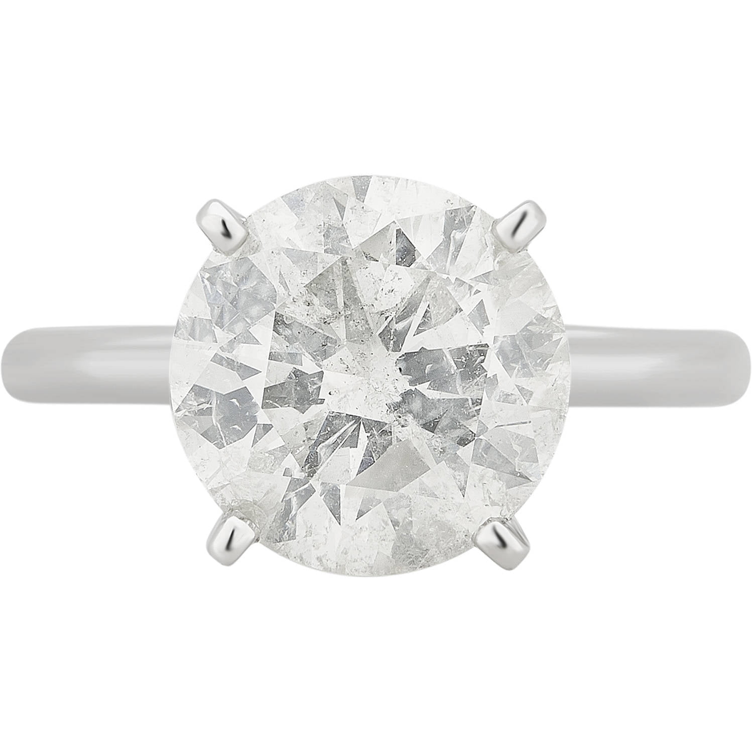 4 3 4 Carat T.W. 18kt White Gold Diamond Solitaire Engagement Ring Comes in a Box by Generic